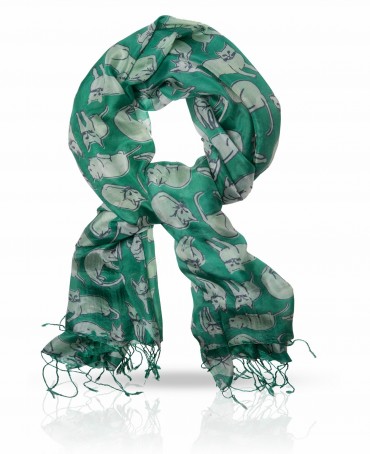 Палантин Женский S-CATS/GREEN